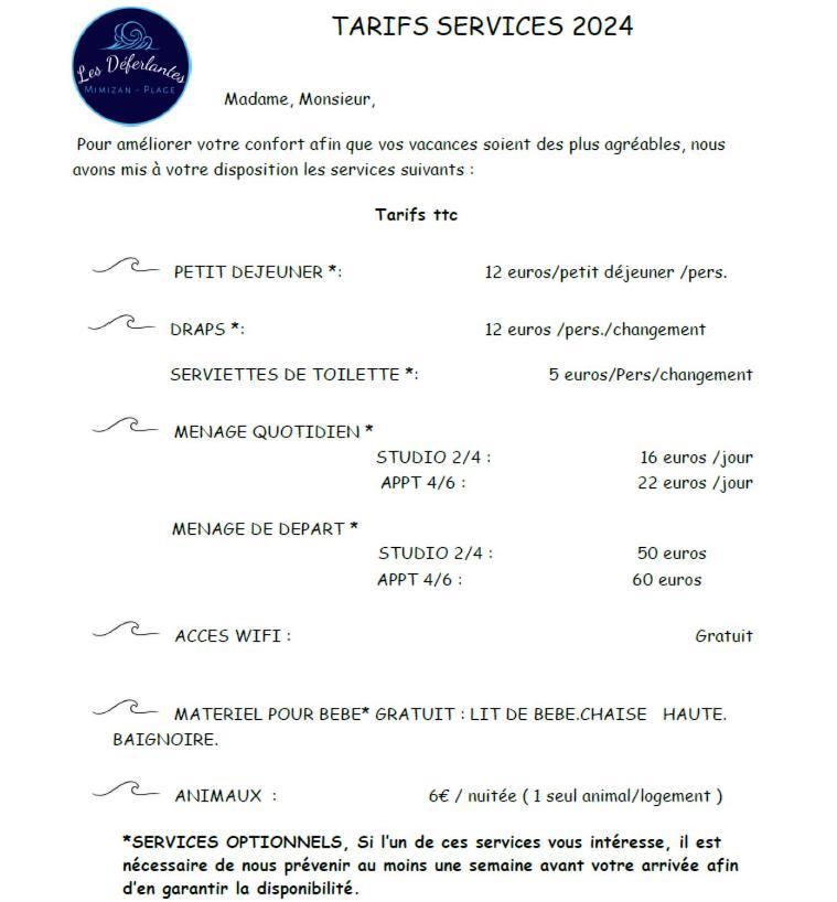 Appartements Les Deferlantes Mimizan-Plage מראה חיצוני תמונה